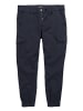 Men Plus Cargohose lang in navy blau