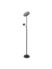 näve LED Stehleuchte "ROMIS" in schwarz - (L)26 cm x (B)43 cm x (H)180 cm - EEK E