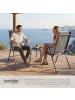tectake klappbarer Terrassenstuhl mit Textilenem-Gewebe 54,5 x 65 x 107,5 cm
