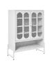 Beliani Büroschrank SOLETTA in Weiß - (W) 84 x (H) 108 x (L) 35 cm
