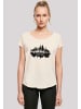 F4NT4STIC Long Cut T-Shirt Cities Collection - New York skyline in Whitesand