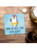 Mr. & Mrs. Panda Bierfilz Pinguin Kokosnuss mit Spruch in Eisblau