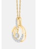 Diamant Exquis Halskette aus 585 Gelbgold mit Diamant
