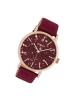 Oozoo Armbanduhr Oozoo Timepieces weinrot groß (ca. 42mm)