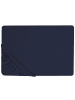 Beliani Bettlaken HOFUF in Blau - (W) 160 x (H) 25 x (L) 200 cm