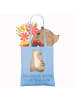 Mr. & Mrs. Panda Tote Bag Haustiere pflegen mit Spruch in Sky Blue