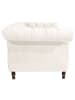58 aufm Kessel CHESTERFIELD Sofa 2-Sitzer Kaylin Samtvelours creme
