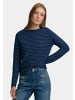 PETER HAHN Strickpullover cotton in JEANSBLAU/MARINE