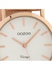 Oozoo Analog-Armbanduhr Oozoo Timepieces rosegold groß (ca. 45mm)