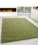 KADIMA DESIGN Teppich Hochflor Shaggy Waschbar Einfarbig RHEIN Strapazierfähig in Grün