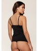 Linga Dore Singlet in Schwarz