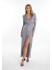 faina Damen Paillettenkleid in Grau Silber