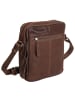 The Chesterfield Brand Wax Pull Up Umhängetasche Leder 19.5 cm braun