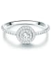 Trilani Ring Sterling Silber Zirkonia in silber