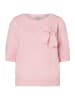 More & More femininer, leichter Kurzarmpullover in sorbet rose
