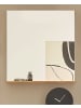 Furn.Design Garderobenspiegel, Wotan Eiche Wandspiegel mit Ablage, 75 x 80 cm