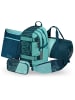 BAAGL 5-tlg. Set: Schulrucksack Skate in Blau Petrol