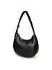 Les Visionnaires Harper Schultertasche Leder 28 cm black metallic