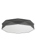 Licht-Erlebnisse Deckenlampe (B)88 x (L)88 x (H)15.5 cm in Grau