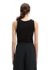 Marc O'Polo V-Neck-Top slim in Schwarz