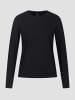 Erlich Textil  Erlich Textil lockeres Langarmshirt LIGHT TOUCH LONGSLEEVE in schwarz