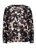 Betty Barclay Schlupfbluse langarm in Beige/Braun