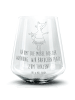Mr. & Mrs. Panda Glas Fuchs Ballerina mit Spruch in Transparent