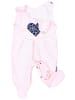 TupTam Baby Mädchen Strampler mit Fuß 3er Pack in rosa/blau