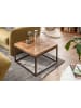 FineBuy Couchtisch in Braun / Mango / 55x55x41