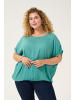 KAFFE curve Kurzarm-Bluse KCami Loose fit in Teal