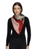 Betty Barclay Tuch mit Aufdruck in Taupe/Rot
