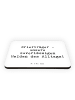 Mr. & Mrs. Panda Magnet Spruch Briefträger Helden mit Spruch in Weiß