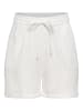 ONLY Kurze Struktur Stoff Shorts ONLTHYRA in Weiß