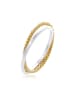 Elli Ring 925 Sterling Silber in Zweifarbig