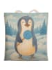 Mr. & Mrs. Panda Einkaufstasche Pinguin Lolli Design ohne Spruch in Weiß