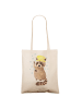 Mr. & Mrs. Panda Shopping Tasche Waschbär ohne Spruch in Creme