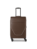 Stratic taska 4 Rollen Trolley M 65 cm mit Dehnfalte coffee