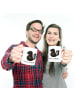 Mr. & Mrs. Panda Kinderpott Stinktier Blume mit Spruch in Weiß