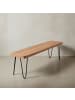 KADIMA DESIGN Esszimmer Sitzbank BAGLI Massiv-Holz 160 x 45 x 40 cm in Akazie