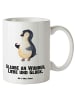 Mr. & Mrs. Panda Haferl Pinguin Marienkäfer mit Spruch in Weiß