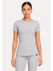 SMILODOX LEO T-Shirt Velvara in Grau Leo