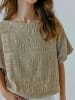 Norr Top Clarra in Warm Beige