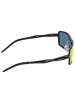 Breed Polarisierte Sonnenbrille "Orpheus" in Schwarz/Rot-Gelb
