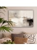 OnlyWow Leinwand Bilder Abstrakte Kunst weiß schwarz