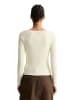 Marc O'Polo DENIM Rippstrick-Cardigan slim in Creamy White