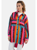 myMo Damen Hemdjacke in Mehrfarbig Neon Pink