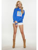 IZIA Damen Hoodie in Kobaltblau