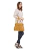 Samantha Look Handtasche echt Leder in gelb