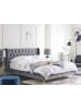 Beliani 2-tlg Doppelbett FORBACH in Grau
