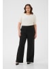 KAFFE curve Casual Hose KChalley Regular fit in Black Deep